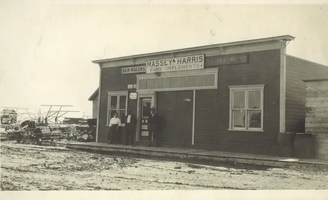 Massey-Harris farm implements store